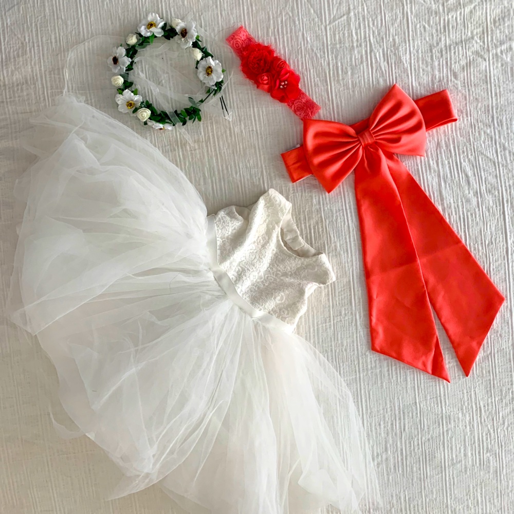 FLOWER GIRL DRESS SIZE 12mo